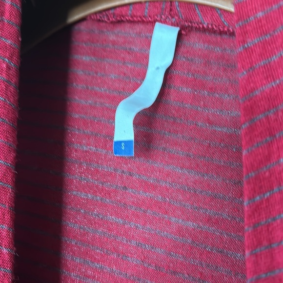 Women’s sz S oversized open front red business casual light cardigan sweater - Picture 5 of 7